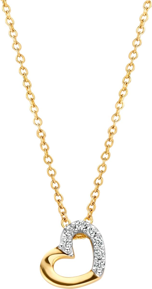 Blush Diamonds - Dames - 14 karaat goud - Ketting - Goud - 42 CM