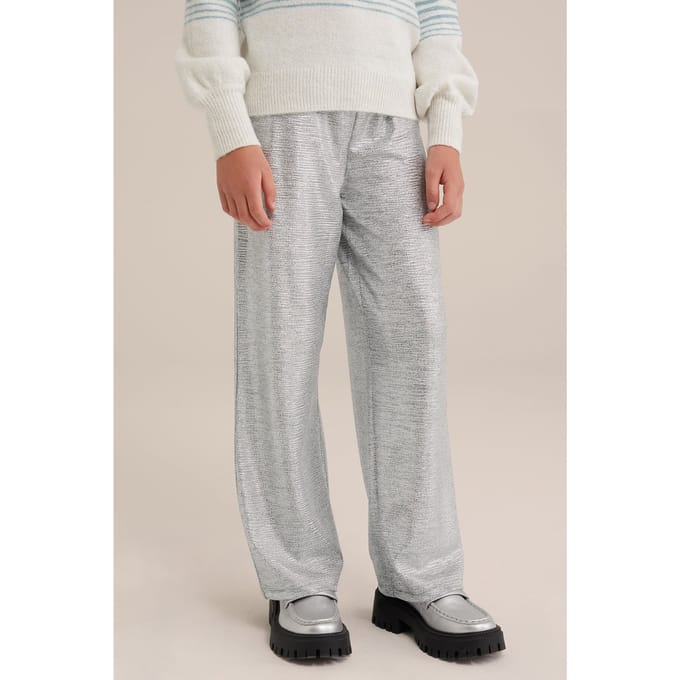 We Fashion Trouser Silver Größe: 140 | Hosen Outlet | kids | Grau