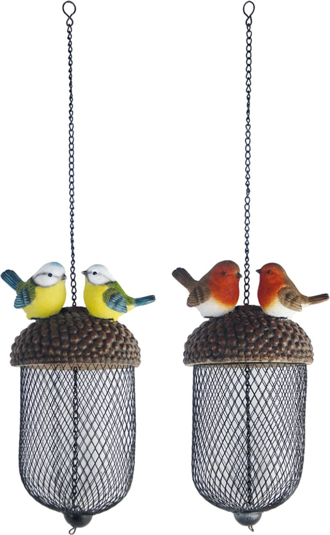 Esschert Design Vogelvoederhuis 13,5 X 22,2 Cm Polyresin Bruin