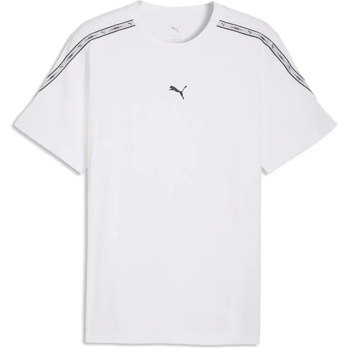 Puma T-shirt Heren Tape Tee Wit - Maat M