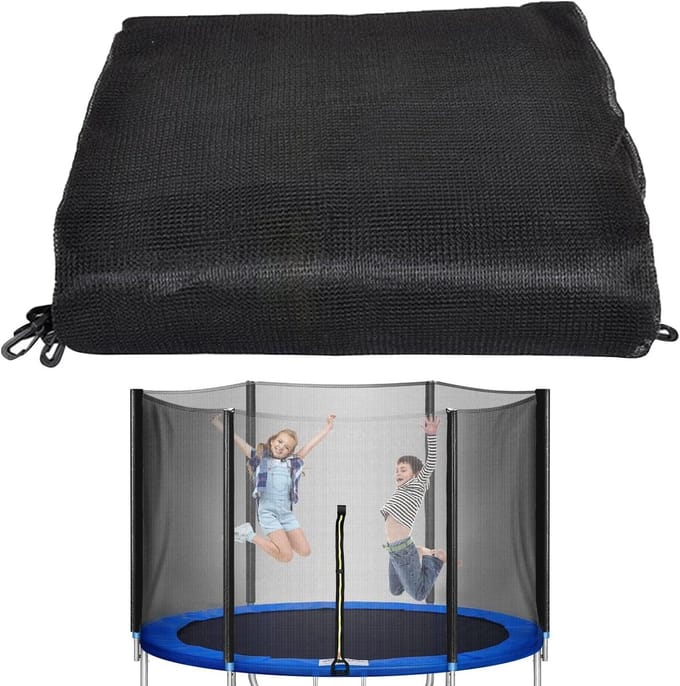 Trampoline Net - Vervangend Veiligheidsnet - Veilig Spelen - Universeel Compatibel - 6/8/10FT 6/8 Palen