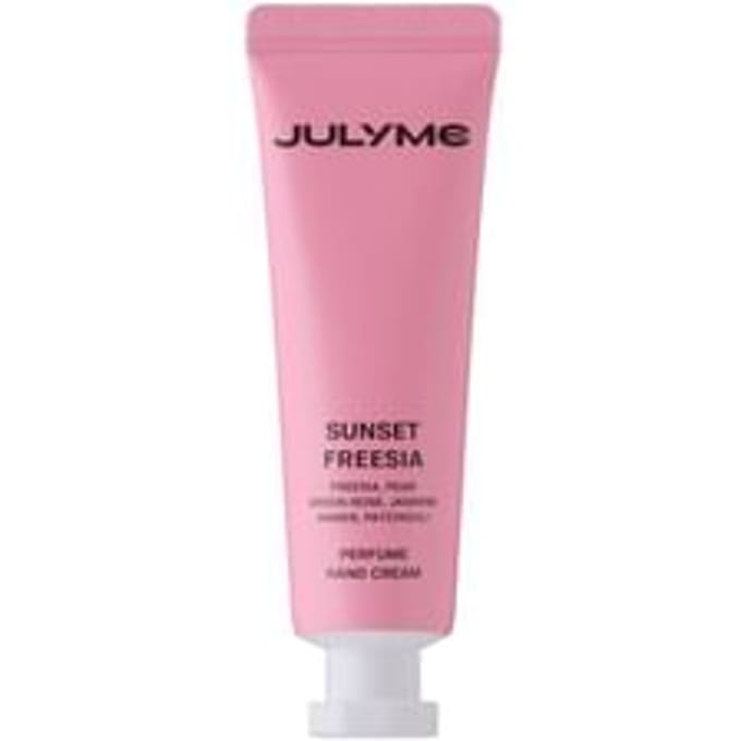 JULYME - Perfume Hand Cream - 4 Types 2026 Version - Sunset Freesia