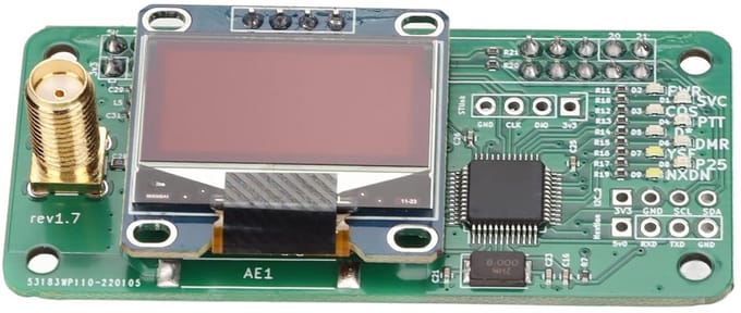 Hotspot Module voor Digitale Radio Communicatie met ARM Processor en LED Status