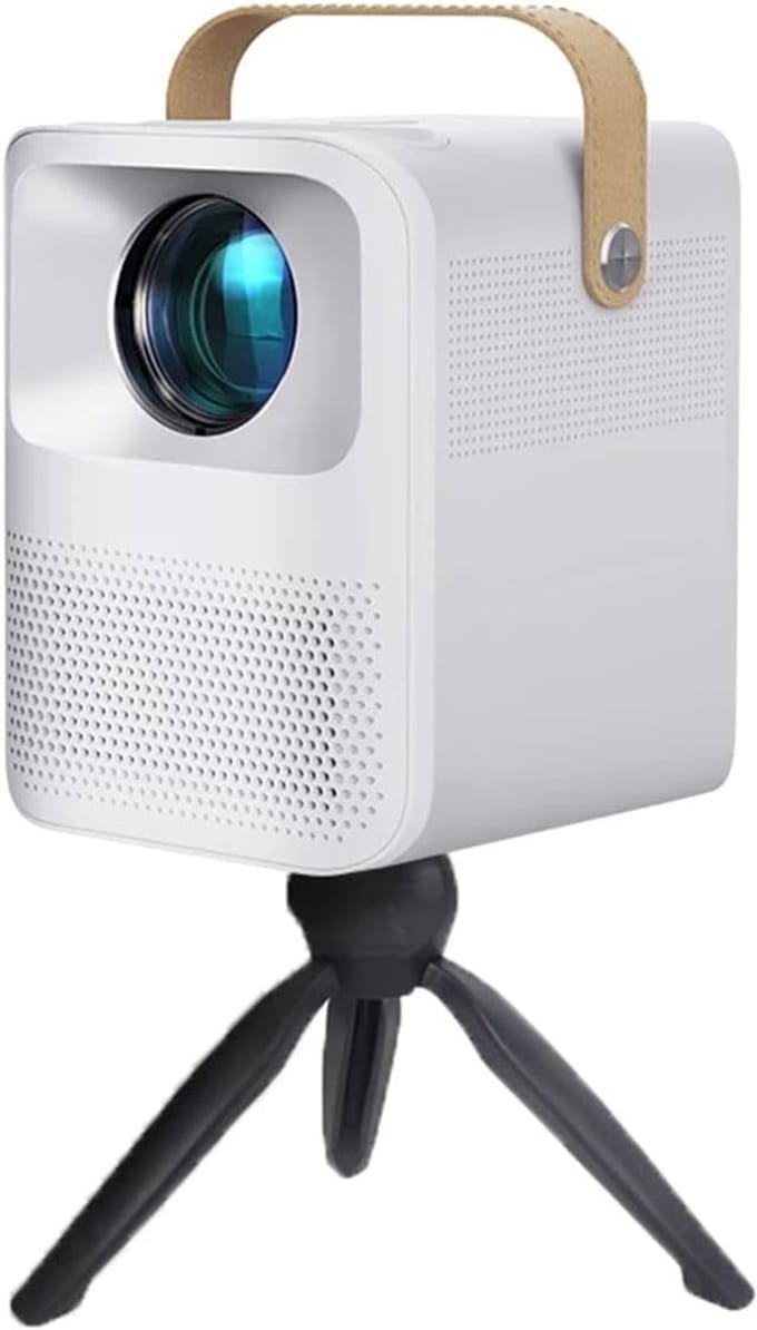 Beamer Muurbeugel - Projector Houder - Optimale Kijkhoek - 360 Graden Draaibaar - 1.5 kg Draagkracht - Wit