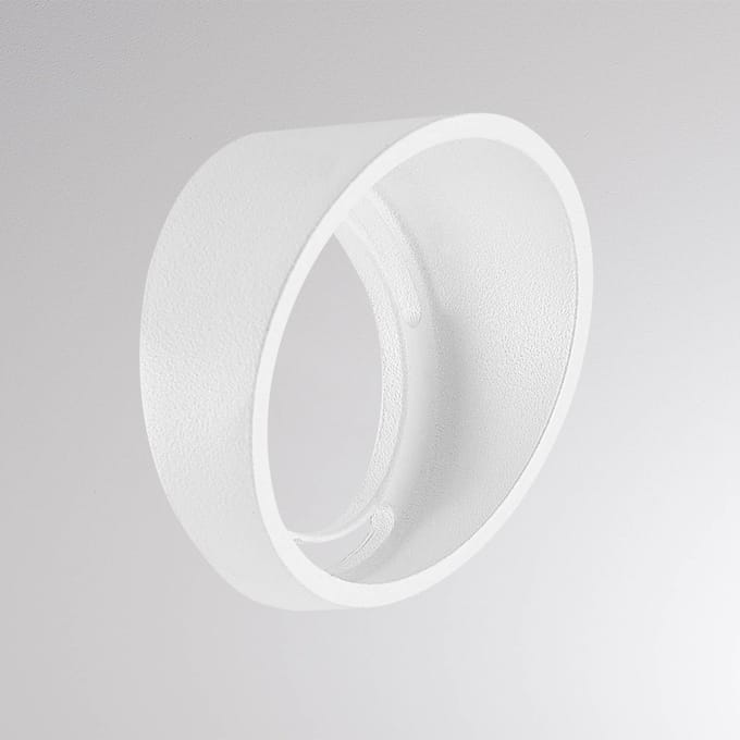Molto Luce Afschermring CHOPA II, wit, Ø 4,6 cm, metaal