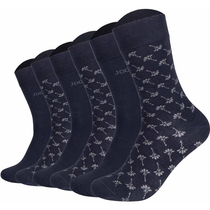 JOOP! Sokken Premium Essential Iconic Socks 6P Set van 6