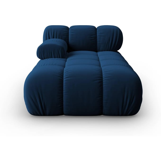 Modulair-chaise longue Tropea links velvet | Milo Casa