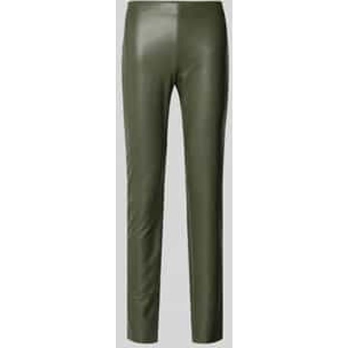 Skinny fit broek in leerlook