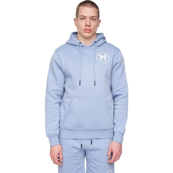 Henleys Heren Metafone Hoodie (Staalblauw)