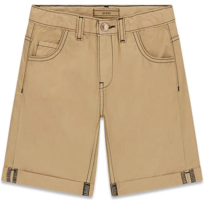 Korte popeline broek voor kinderen Guess