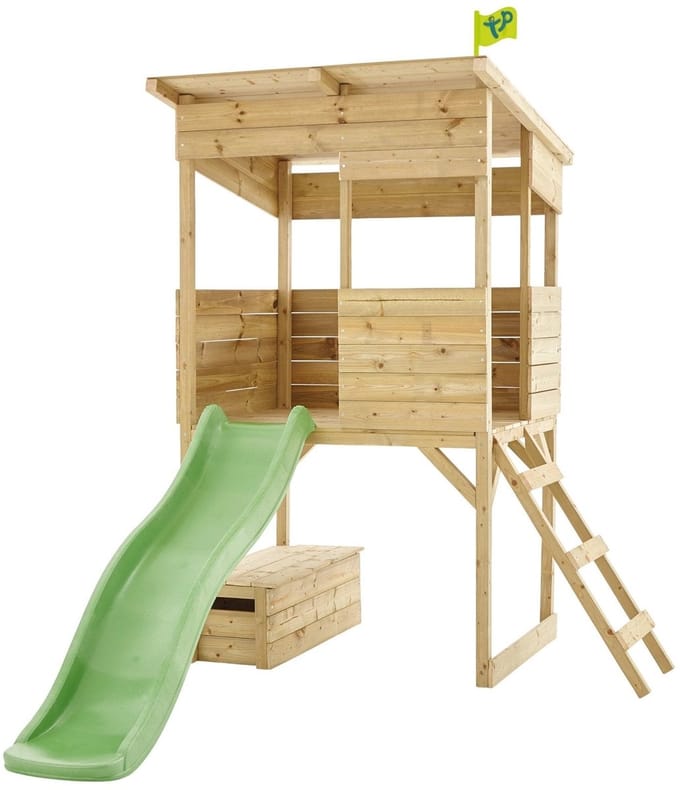 CIMES blokhut op palen met FSC® houten glijbaan