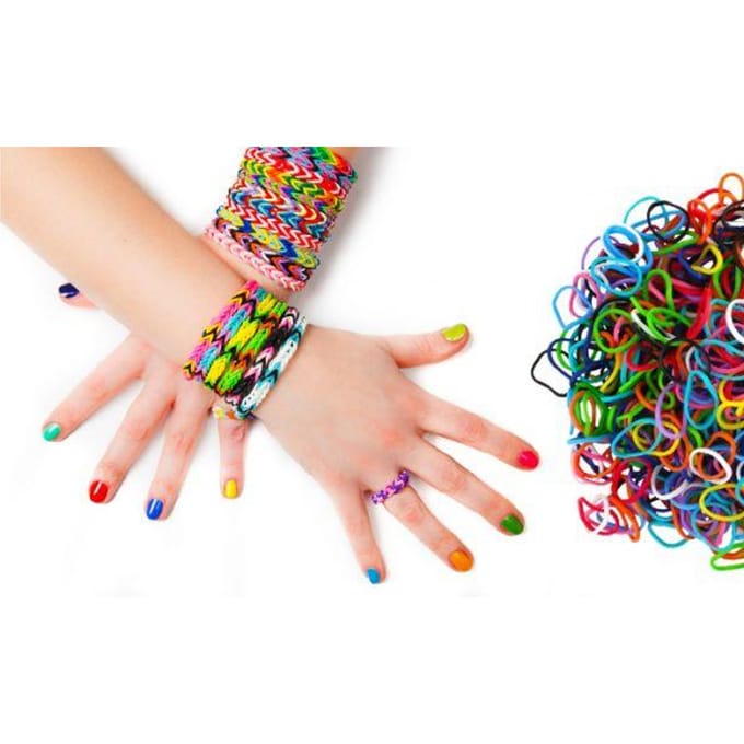 EE62 Lot de 300 LOOM BANDS parfumés