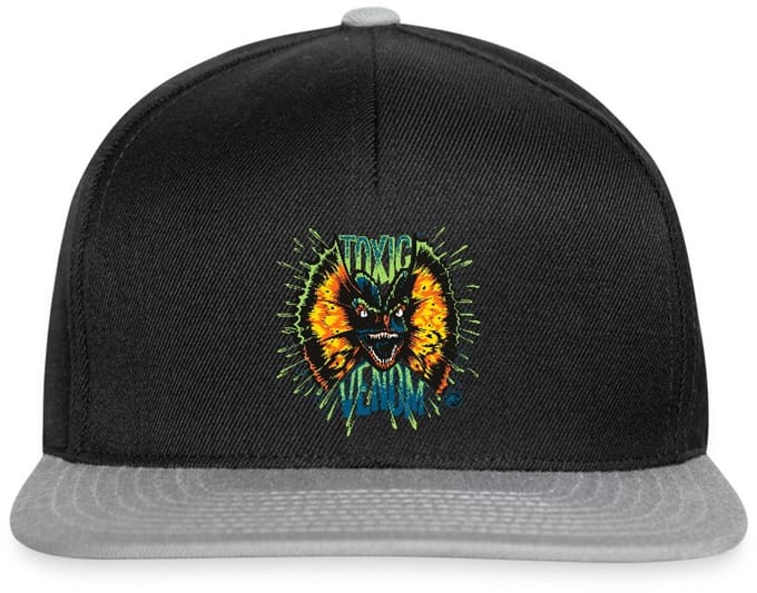 Jurassic World Dilophosaurus Toxic Snapback cap