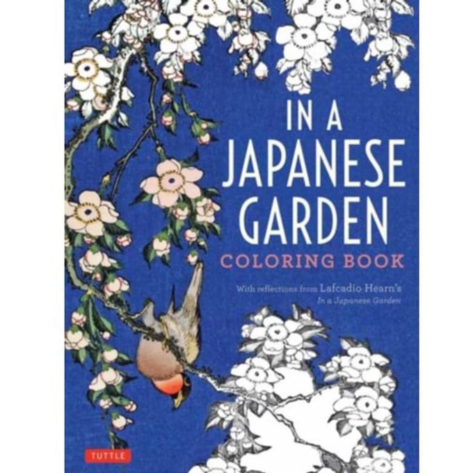 In A Japanese Garden Coloring Book - Lafcadio Hearn