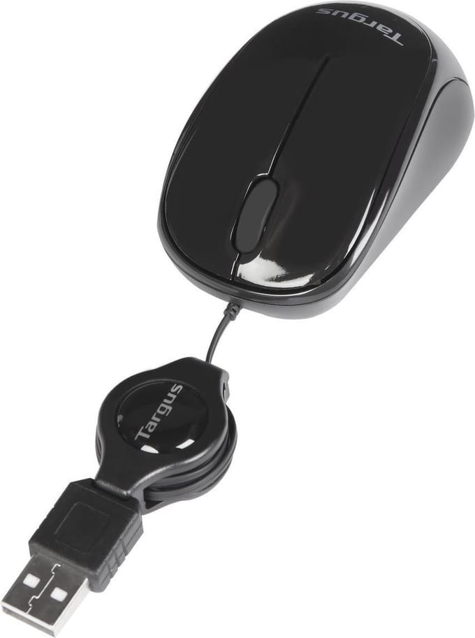 Targus Compact Optical Muis - Muis - Optisch - Grijs