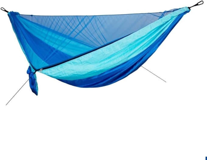 Dubbele Hangmat - Buitenschommel - Ontspannen Buiten - Sterk Draagvermogen - 200 x 100 cm - A