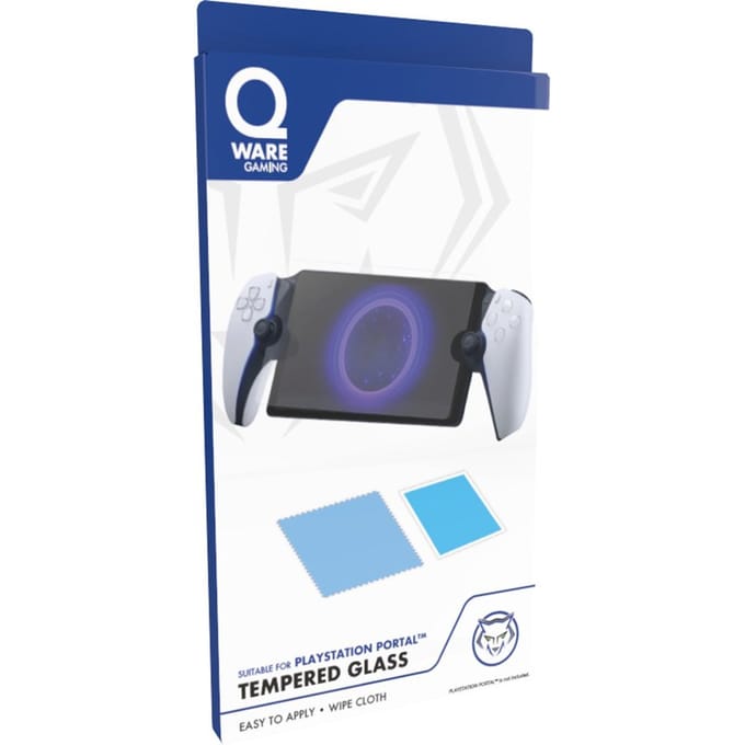 Qware Gaming - Tempered Glass - geschikt voor Playstation Portal - Screenprotector - Gehard Glas - Bescherm Glas - Screenprotector - Transparant