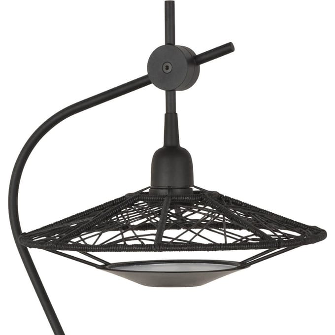 Forestier tafellamp Carpa, zwart