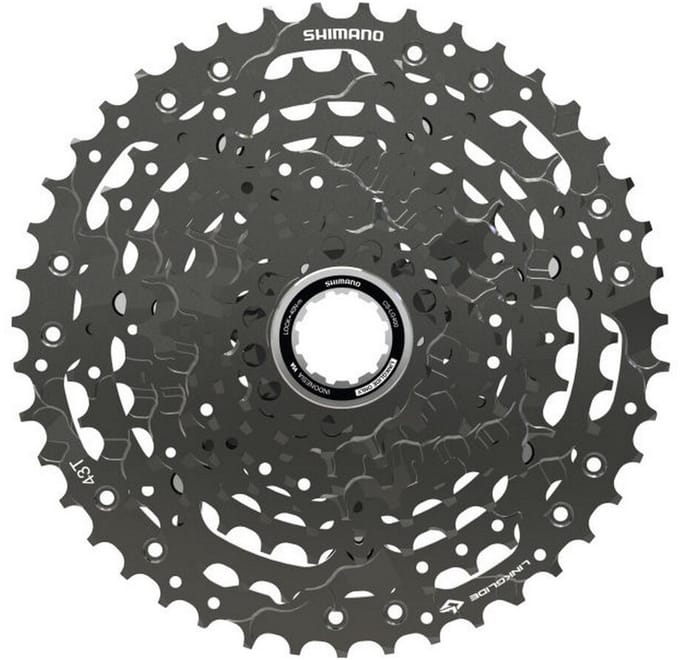 10-speed Shimano LINKGLIDE CS-LG400 11-43T cassette tandwiel
