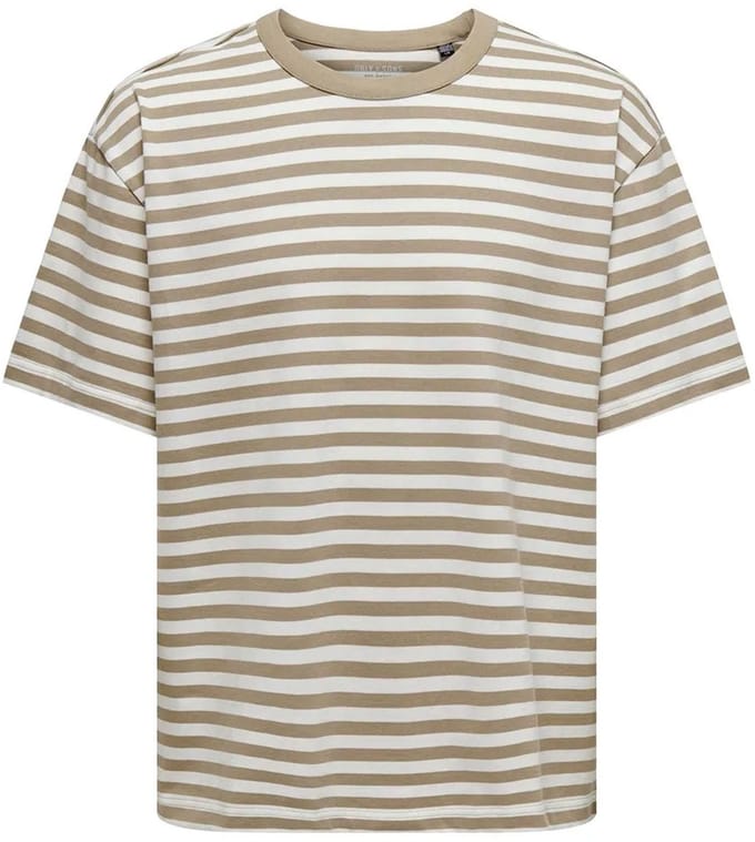 Only & Sons Keith Life T-shirt Met Korte Mouwen Beige L Man