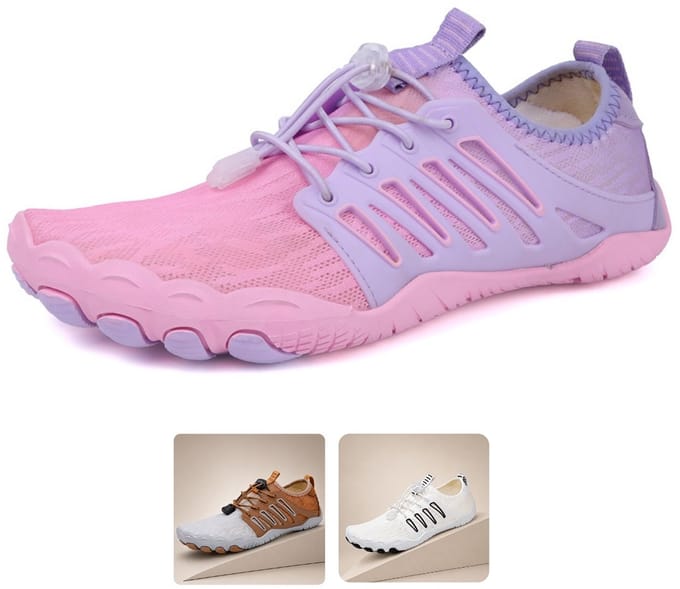 DOTALES - SlipStep barefoot schoenen Rosa-Lila 40