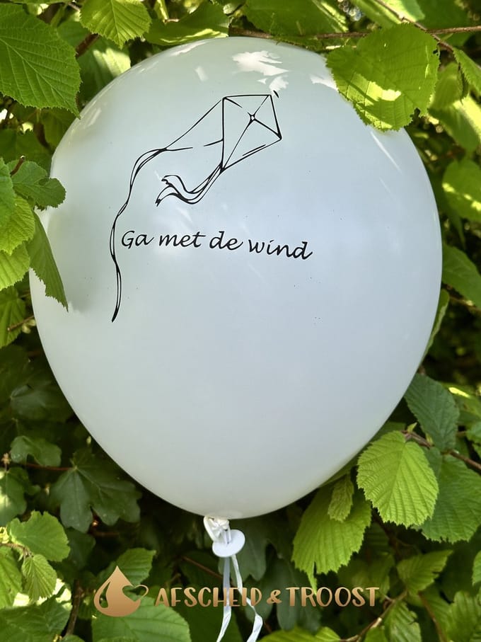 Ballon - Ga met de Wind - AF-SVB405 - Uitvaart - Crematie - Herdenken - Afscheid & Troost