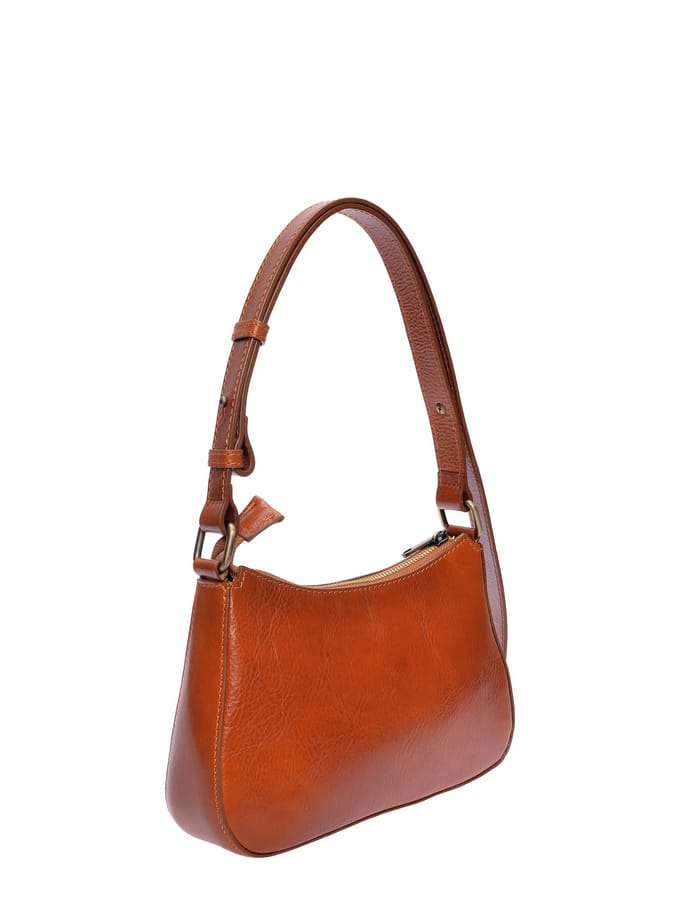 Isabella Rhea Brown Rundleer Tas