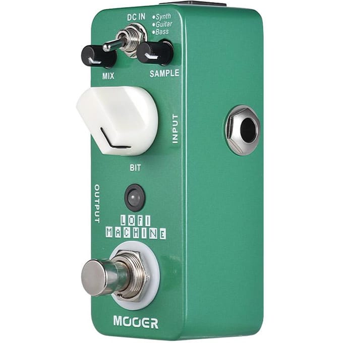 MOOER LOFI MACHINE Sample Reducer Gitaar Effectpedaal 3 Modi True Bypass Volledig Metalen Behuizing white