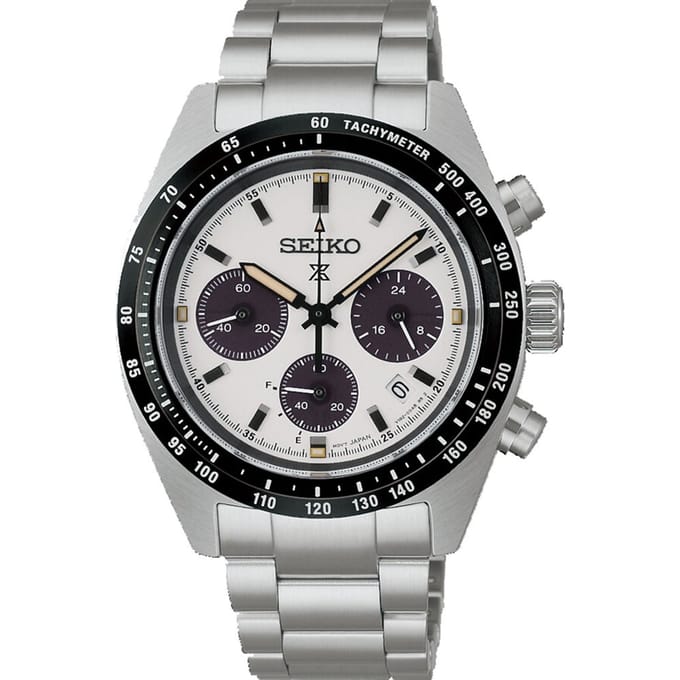 Seiko Land SSC961P1 Prospex Speedtimer ‘Youngtimer’ Monochrome Horloge