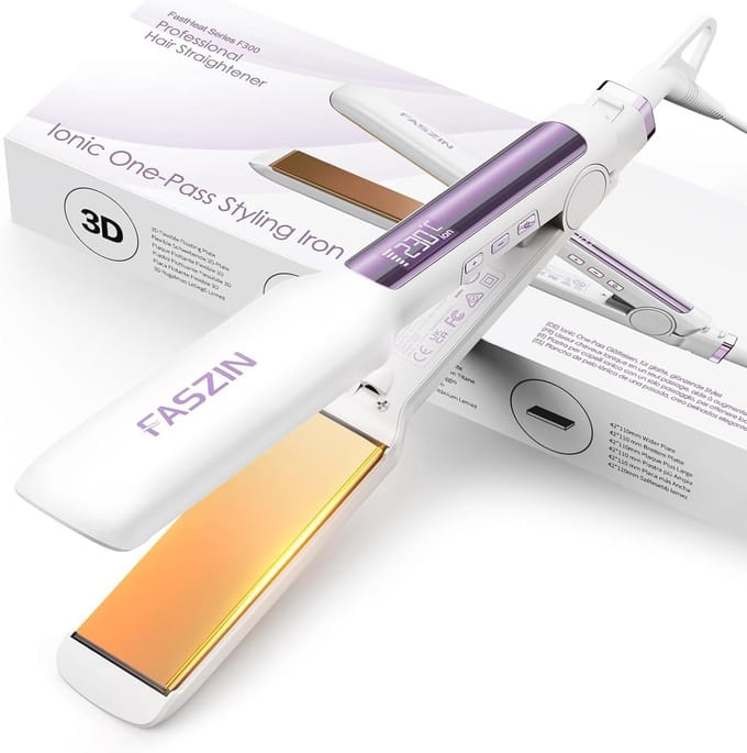 Professionele Titanium Stijltang met 11 Temperatuurinstellingen en Snelle Opwarming