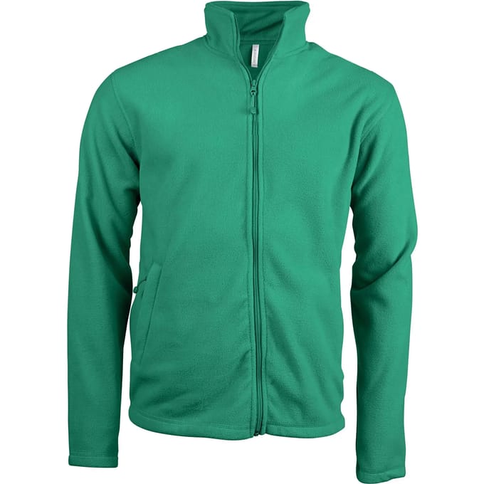 Kariban Microfleece met rits heren K911 - Forest Green - M