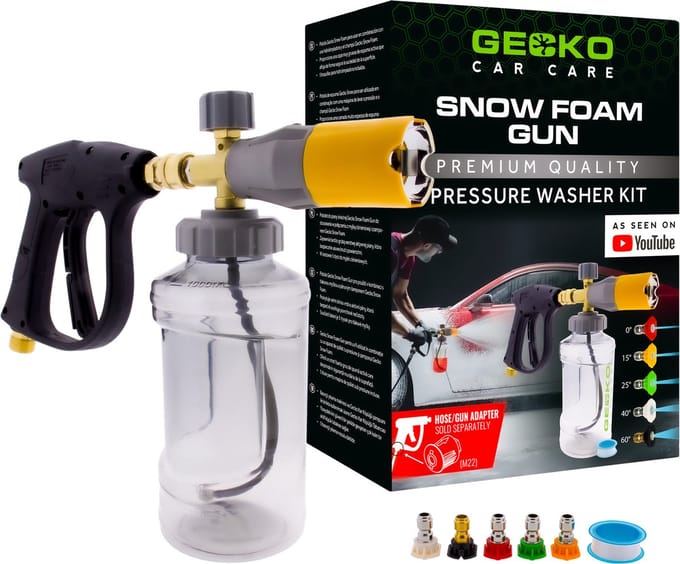 Gecko Snow Foam Gun - Schuimspuit auto wassen - Grondig wassen - Geavanceerde reinigingsmethode