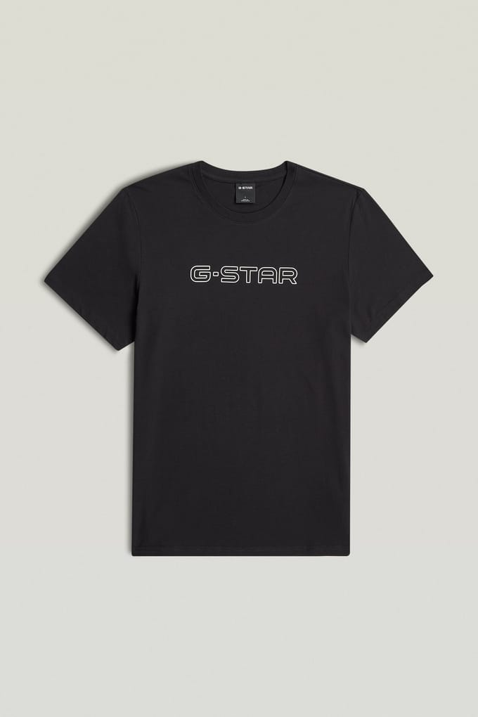 G-Star  Slim R T S/s Dk Black Taglia: M | Magliette basic Outlet | Uomo | Nero