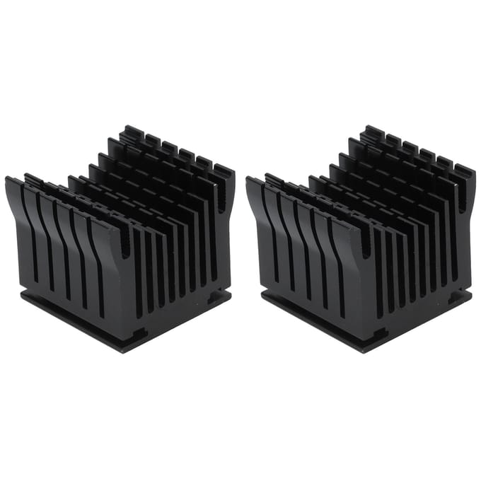 2 Stuks Aluminium Koellichaam Koeler 3D Printer Moederbord South North Bridge Chipset Enkele KoelingBlauw