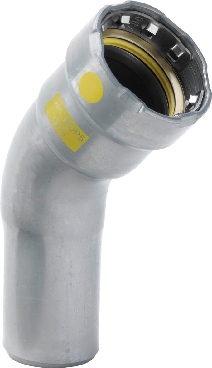 Viega mega g bocht 45 2