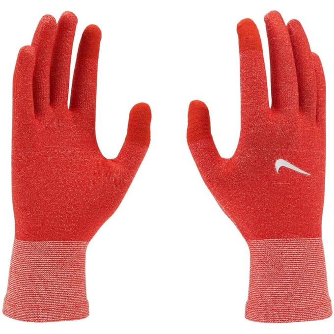 Nike Heren Lichtgewicht Garen Hardloophandschoenen (Rood)