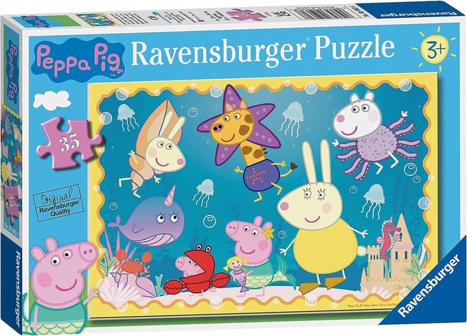 Peppa Pig onderwateravontuurpuzzel 35 stukjes