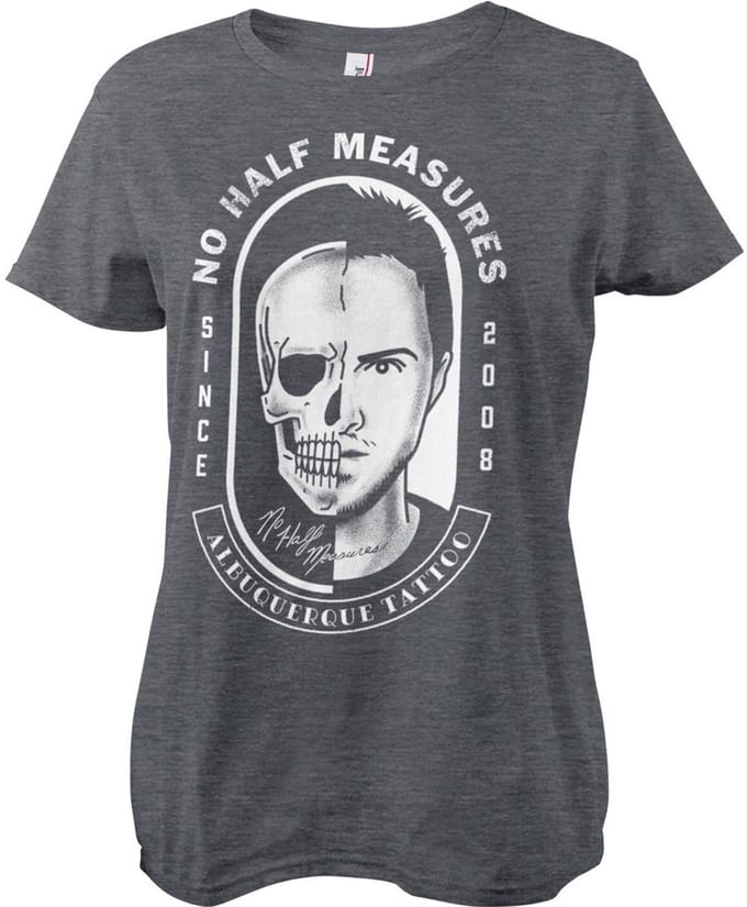Breaking Bad T-shirt No Half Measures Girly Tee SP-5-BB025-H70-16