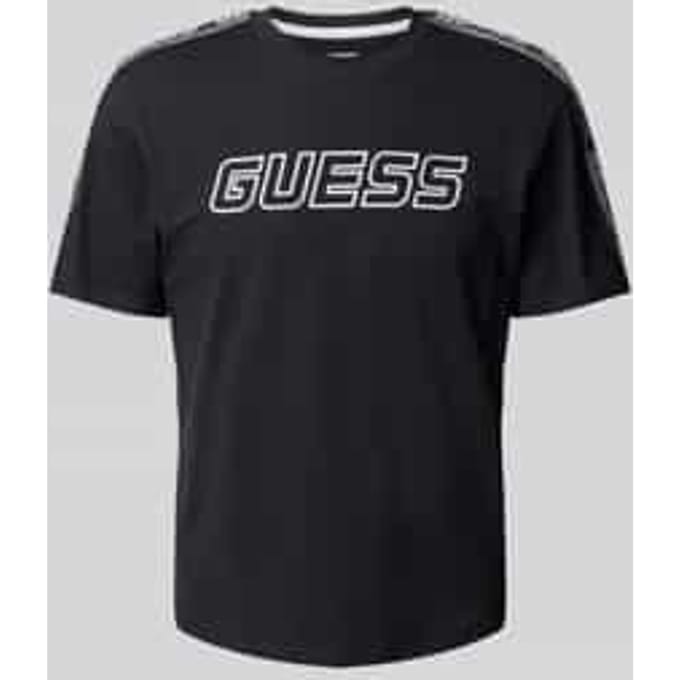 T-shirt met labeldetail