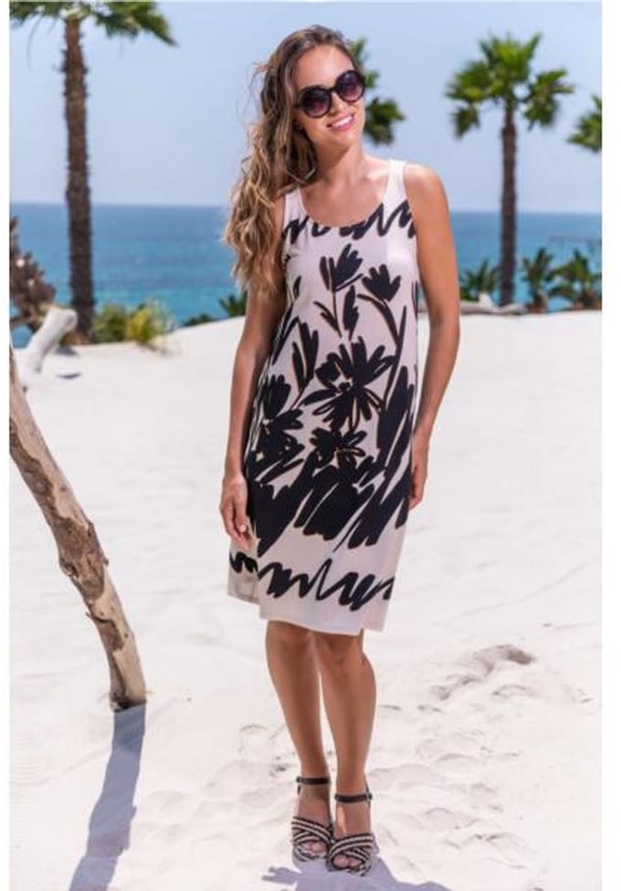 Barandi Tulipa Strandjurk 1-Tulipa Multicolor - maat M