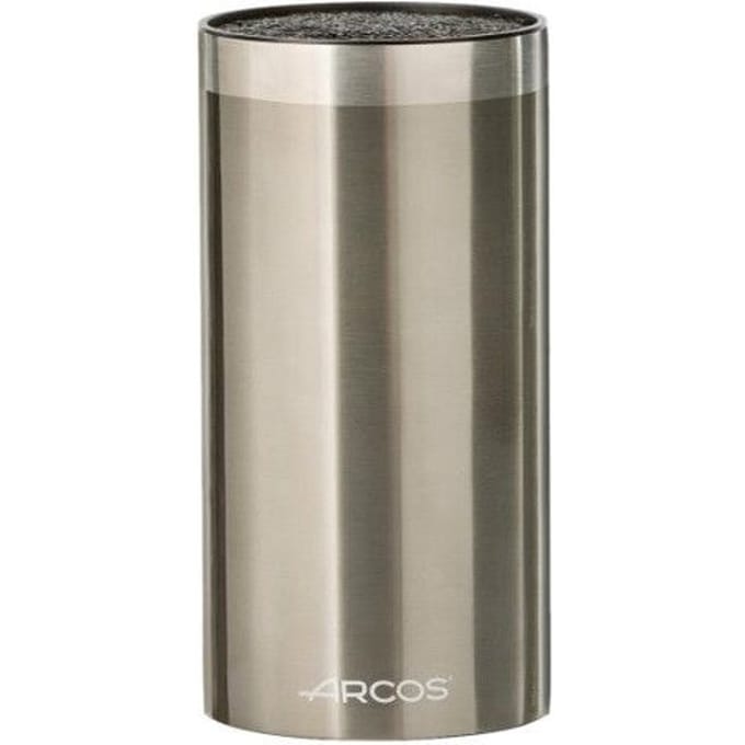 Bloc à Couteaux - ARCOS - Universel - Acier Inoxydable - 110 x 220 mm - Convient jusqu'à 20 cm gris