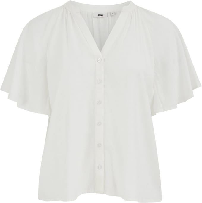 WE Fashion Dames blouse met jacquard-print - Curve