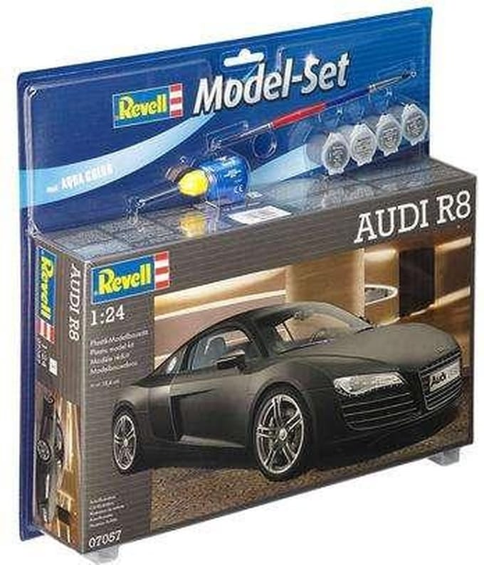 Revell Modelbouwpakket Auto - 67057 Audi R8 - Model Set Plastic - 1:24 - Modelbouw