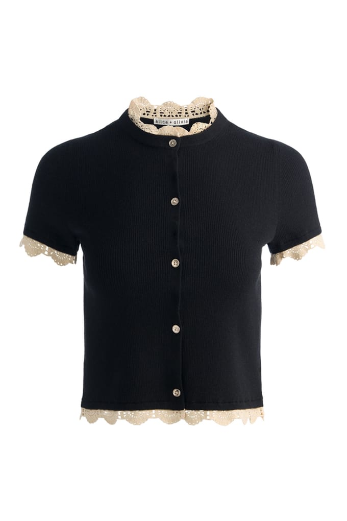 Alice + Olivia Overhemden zwart