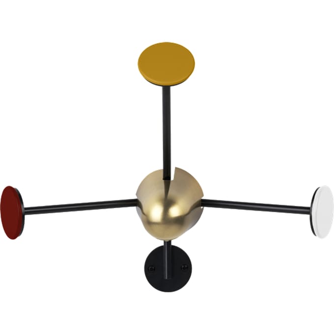 Gubi - Matégot Coatrack - oker - meerkleurig