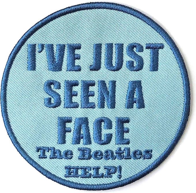 The Beatles - I've Just Seen A Face Patch - Blauw