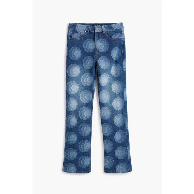 Dames Wide Leg Jeans Desigual Flow