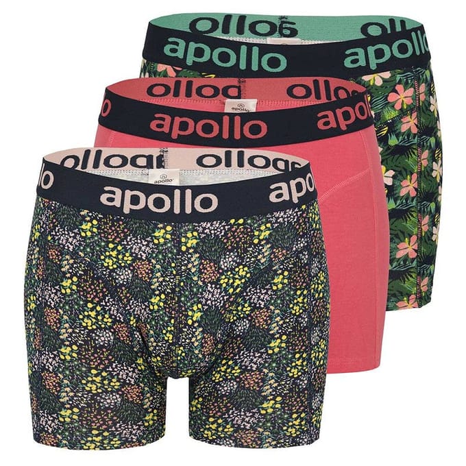 Boxershort heren bloemen - 3-pak - L