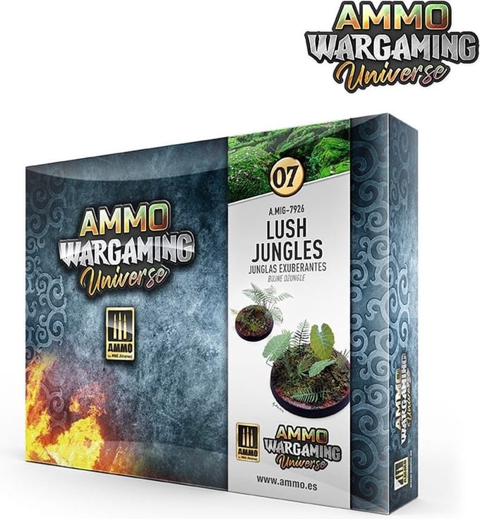AMMO by Mig Jimenez Modelbouwdecoratie - MIG 7926 Wargaming Universe 07 - Lush Jungles Effecten set