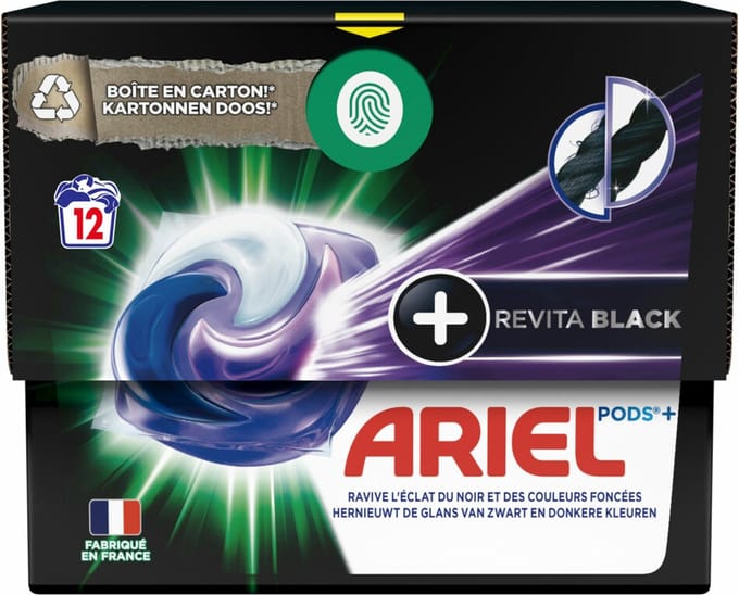 Ariel All in 1 Pods Revita Black - 4 x 12 pods